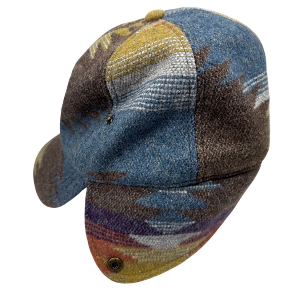 Scala Women's Sapos Earflap Cap Hat, One Size Aztec Pattern - Picture 9 of 12